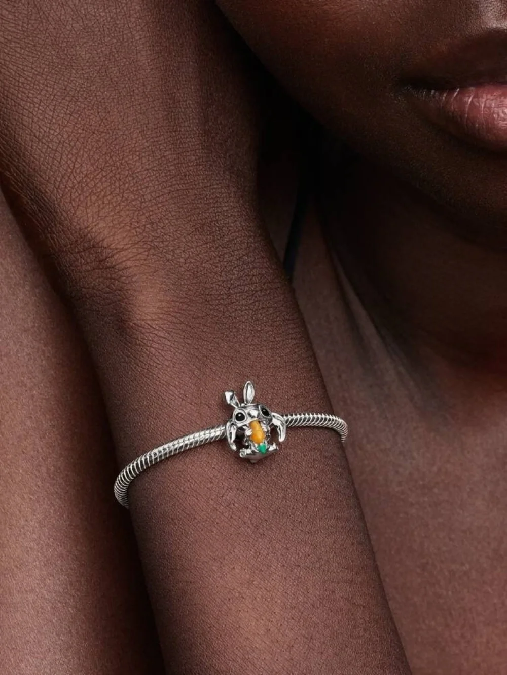 Pandora Disney Stitch Easter Bunny Charm
